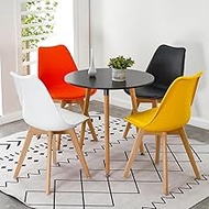 Modern Simple Round Table and Chair Set for Reception, Coffee Shop, Milk Tea Shop - Stylish Dining T