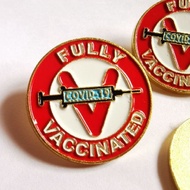 Pin Fully Vaccinated /Collar Pin / Tie Pin