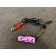 NEW Rechargeable battery 14500 3.7V 500mAH with charger NEW