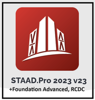 STAAD.Pro 2023 + Foundation Advanced 2023+RCDC 2023 FULL VERSION | LIFETIME USE | NO EXPIRY | COMES 
