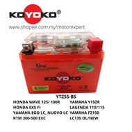 KOYOKO BATTERY NANOGEL YTZ5S-BS Y15 LC135 OLD NEW HONDA WAVE125 100R EX5 FI EGO LC NUOVO LC YAMAHA FZ150 LAGENDA 110 115