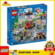 Lego City 60319 Fire Rescue & Police Chase 295pieces 5+