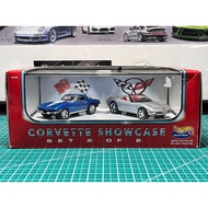 1/64 HotWheels 100% HotWheels 100% Chevorlet Chevorlet Corvette C2/C5 Rare Out-of-Print Set, Good La