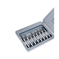 Double Cut Carbide Burr Set ¼in 8PCS - Tungsten Carbide Die Grinder Bits - Rotary Rasp- Versatile Ro