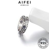 AIFEI JEWELRY Accessories Retro Butterfly Women Adjustable Korean Ring Perak 純銀戒指 Sterling Cincin 925 Perempuan Original Silver For R260