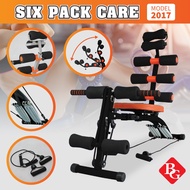 HTD Sport Six Pack Care sit up bench Station Multifungsi Alat Fitnes 2018 Black