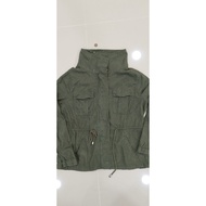 09jacket Women's Jacket Size M Chest 42-44 Inches LIGHT JACKETS Army Green M65 Shirt Style Thin Mosq