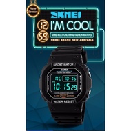 jam tangan lelaki g shock jam tangan lelaki jam tangan lelaki original SKMEI 1134 Men's Sports Waterproof LED Display Di