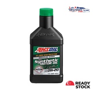 AMSOIL Signature Series Engine Oil 0W20 100% Synthetic 946ml (1 Quart) | Car Motor Oil 0W-20 Hybrrd