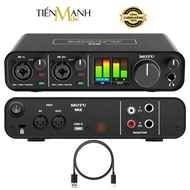 [Chính Hãng] Soundcard MoTu M2 - Sound Card Bộ Thu Âm Thanh và Livestream USB-C Audio Interface