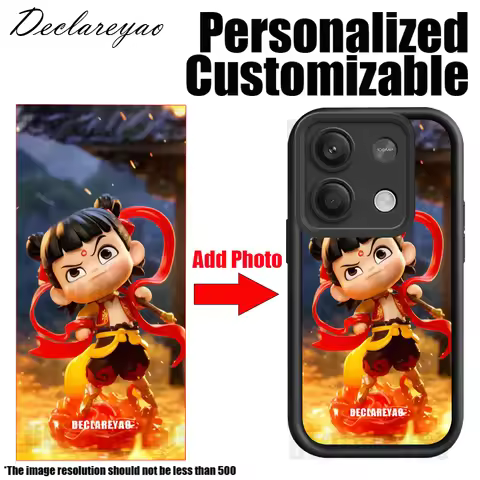 Photo DIY Picture Customize Image Soft Edge Mirror Hard Coque For Xiaomi Poco X7 X6 Pro X5 X4 GT X3 
