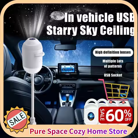 Mini Galaxy Projector Night Light HD 5D Holographic Night Light Projector USB Plug and Play Starry S