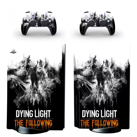 Dying Light PS5 Standard Disc Edition Skin Decal Cover for Console & Controller PS5 Disk Skin Sticke