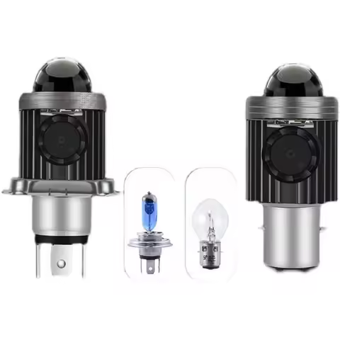 Spotlight fan H4 Led Motorcycle Headlight LED BA20D H6 P15D Lamp LED CSP High Low Beam Led Bulb Moto