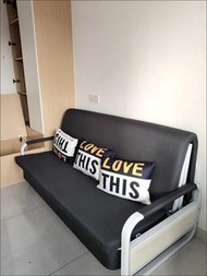 摺叠布藝梳化床 Sofa Bed Futon 單人梳化 雙人梳化 摺床 折疊床 沙發床 全新#梳化