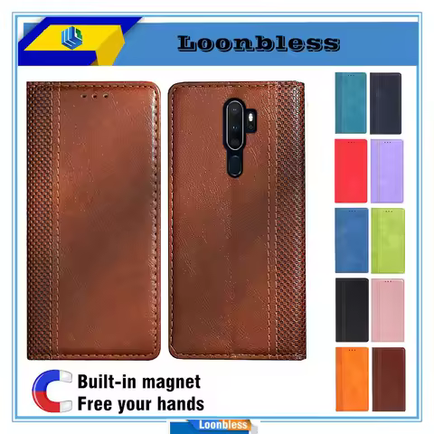 Case celular For Oppo A9 2020 Phone Global Version Cover Book Etui Oppo A5 2020 Case Oppo A 9 A 5 Op