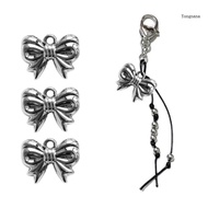 【CH*】 10 Pieces Bowknot Jewelry Pendants Jewelry Making Accessories DIY Jewelry Charm