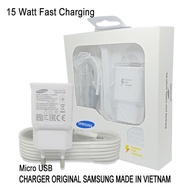 Samsung Micro Usb 15W Fast Charging Charger A7 2018 S7 S6 EDGE J1 J2 J3 J4 J5 J6 J7