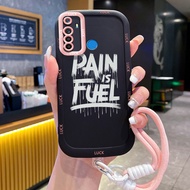 Case For Realme 5 5i 5s 6i C3 C3i Phone Small Group Personality Fashion Soft Shell Shockproof Strap