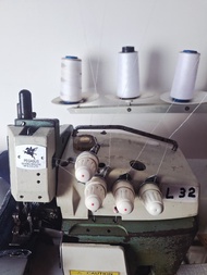ASLI JEPANG Pegasus Mesin Jahit Obras Benang 5 L-32 / F-32 Pegasus L32/F32
