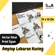 Eid THR Cat Envelope Card THR Cat Meme Card/ 3D Eid Envelope/