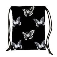 Y2K Black Butterfly Bag