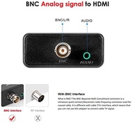 BNC To HDMI Converter Coaxial Adapter Coax Connector คอมโพสิต CVBS BNC อินพุตเสียง HDMI 1080P สำหรับ