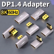 DISPLAY PORT 1.4 8K 60HZ 90 DEGREE ELBOW L-SHAPE ADAPTER DISPLAYPORT CONNECTOR MONITOR GPU VGA CONNE