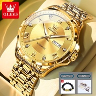 OLEVS Jam Tangan Lelaki Mekanikal Men's Watch Mechanical Recommendation Automatic Winding Waterproof