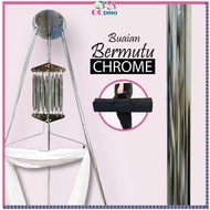 Baby Travel Spring Cot CHROME Rangka Buai Baby (Buaian Mudah Alih | Remote Control)