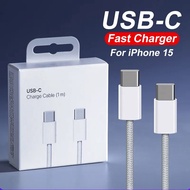 สายชาร์จเร็ว PD 60W USB C TO Type-C สำหรับ iPhone 15 PROMAX 15 15PLus สาย USB-C ของแท้ ชาร์จเร็ว สำหรับ Xiaomi redmi Samsung S22 S21ultra Note 10 OPPO VIVO POCO สายข้อมูลโทรศัพท์