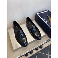 1: 1 Dior Dior 2025 Counter New Style DI Men's Shoes Genuine Leather Business Formal Leather Shoes M