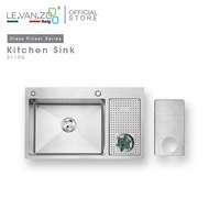 LEVANZO Kitchen Sink Glass Rinser Series #3119G