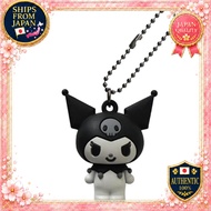 K Company Sanrio Characters Monochrome Series PVC Mascot Kuromi H4.5cm W3cm D2.5cm
