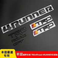 Suitable for Toyota off-road vehicle TRDoffroad logo TRD car sticker 4RUNNER modified fender sticker