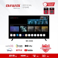 AIWA 50″ TV | WS-508S | 4K HDR | WebOS Smart TV | Frameless TV
