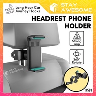 Backseat Headrest Phone Holder Fon Pemegang Handphone Holder Car SAK581 Phone Bracket