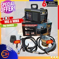 TENZAN Professional 2 in 1 MIG and MMA Gasless Welding Machine With Accessories