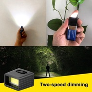 9v Battery Flashlight 9v Mini Led Key Light 6f22 Battery Outdoor Cob Included Battery Lighting E8m7