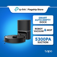 TP-Link Tapo RV30 Max Plus 5300Pa Robot Vacuum Cleaner LiDAR Navigation Auto Empty Dock Dustbin 3L L
