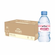 依云（evian）法国原装进口然矿泉水 330ml*24瓶(软瓶)饮用水新老包装随机发货