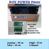 BOX POWER AMPLIFIER 4CH P 9001 Box power amplifier 4 channel P9001