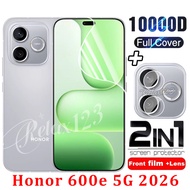 For Honor 600e 5G 2IN1 Front Hydrogel Film and Lens Film For Honor 600 Lite Honor 600 Pro Honor 600 