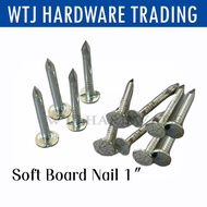 1" Flat Head Nail / Soft Board Nail / Paku Kepala Besar / Paku Kepala Rata