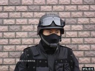 【野戰搖滾-生存遊戲】SWAT特警X800戰鬥風鏡、護目鏡(透明鏡面)
