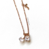 Melody 14k necklace. (Note Pendant necklace CZ Diamonds 14k Plated (Stainless Steel) Beautiful Durab