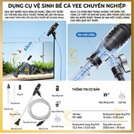 Yee Washing Gen 2 Aquarium Descaling Set – Water Changing Tool, Fish Feces Suction, Aquarium Cleanin