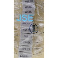 5 WATT 8K2 OHM CHALK RESISTOR CONTENTS 10 PCS