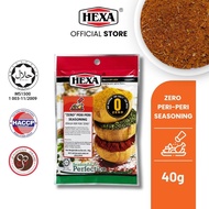HEXA Zero Seasoning Merinate - Cajun Seasoning 40g Tandoori Seasoning 40g Peri Peri Seasoning 40g