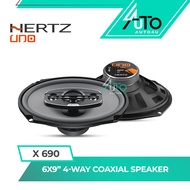 Hertz UNO X690 6x9 inch 4-Way Coaxial Speaker Perodua Proton Honda Toyota Nissan Car Audio Speaker